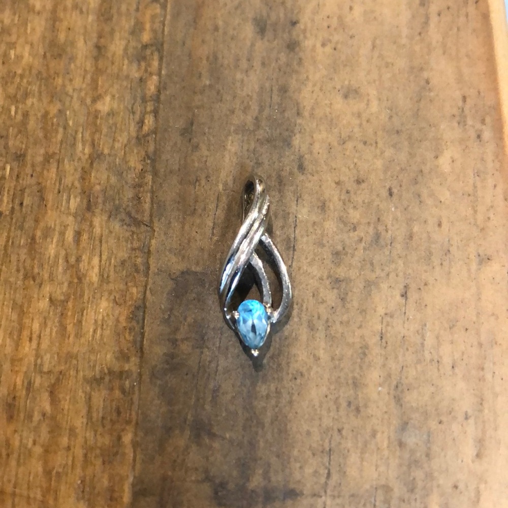 Blue Topaz Pendant